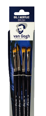 Van Gogh ecsetek olaj/akril/gouache 302/303/304/305 - szett 4 db