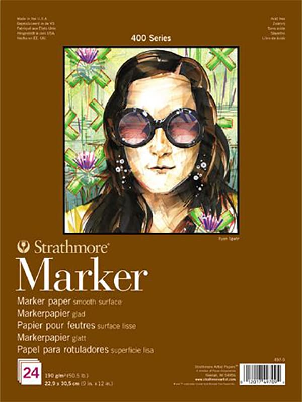 Strathmore Marker A4+ 22,9x30,5cm, 24 lap, 400 series