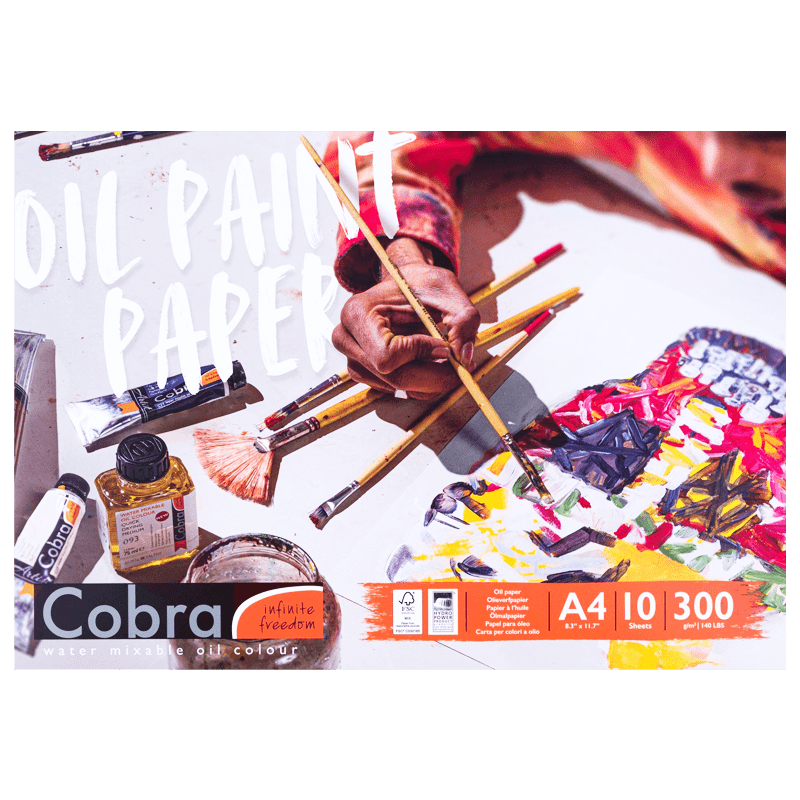 Cobra olajfesték blokk - A4