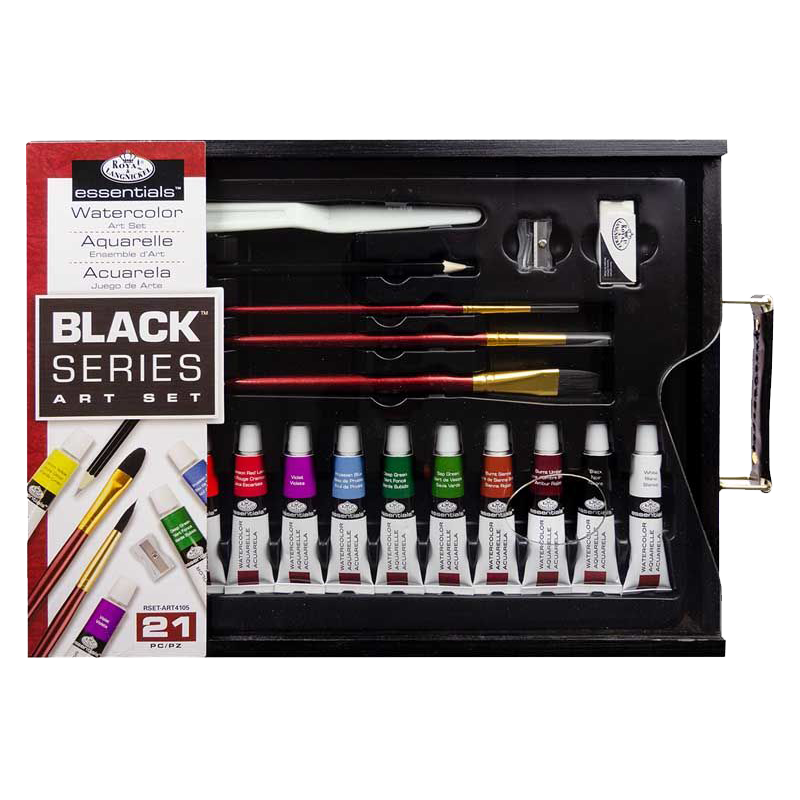 Royal Langnickel Black Series akvarellfesték készlet - 21 db