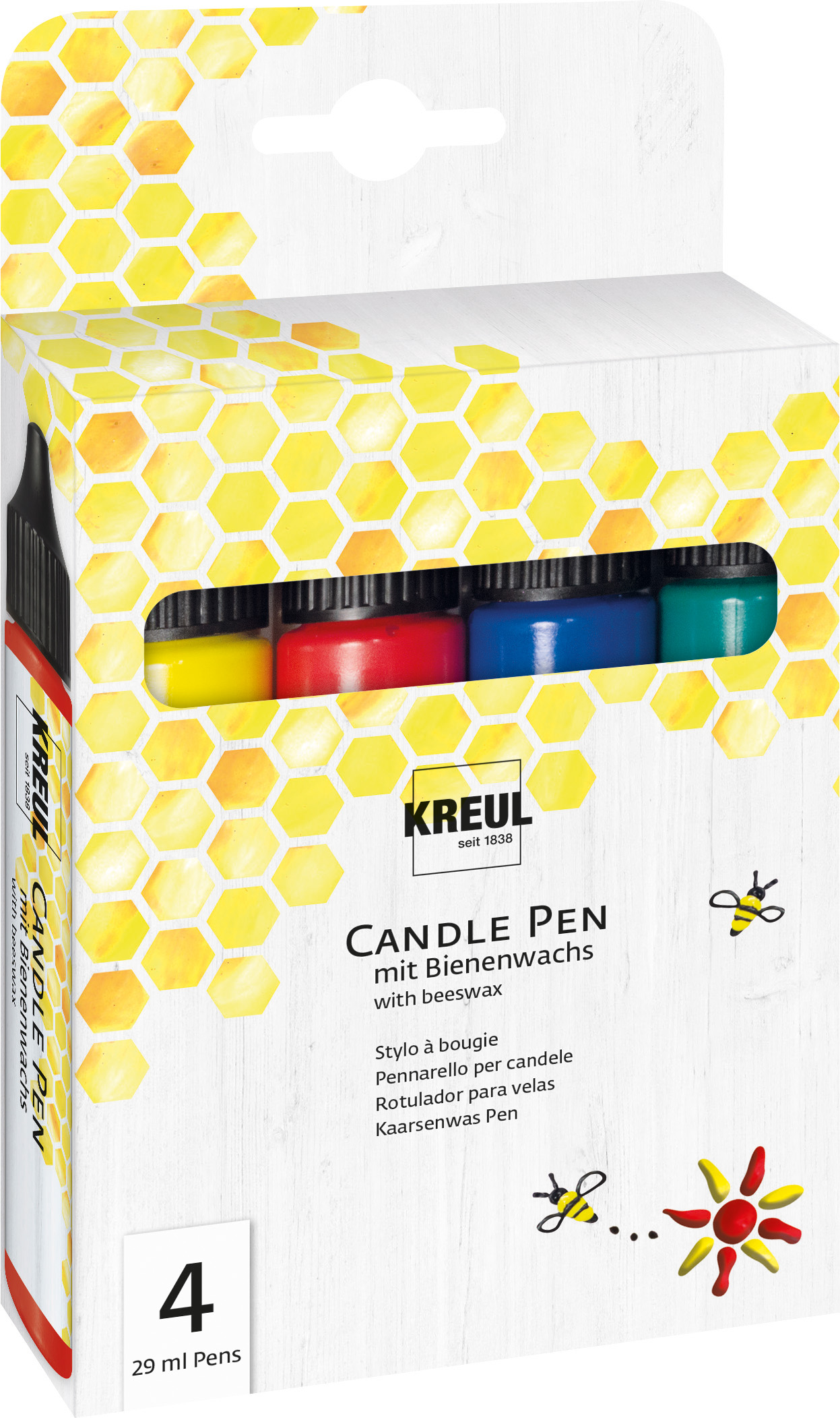 KREUL Gyertyafestő készlet CANDLE PEN 4 db